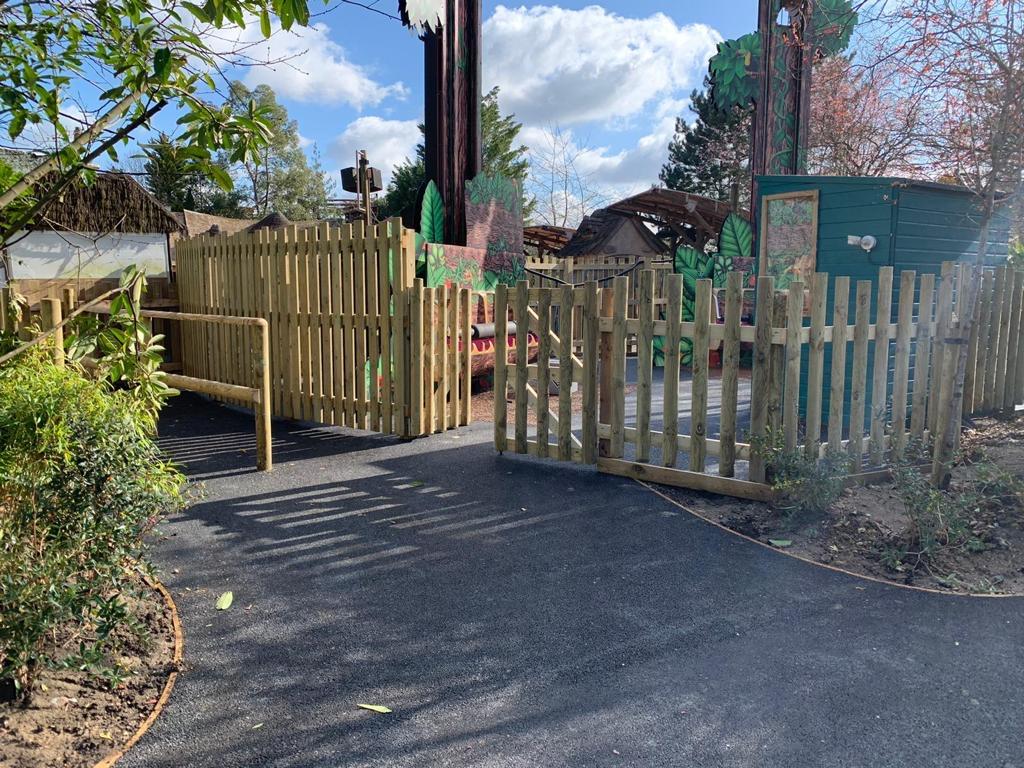 Timber Perimeter Fencing — view 2